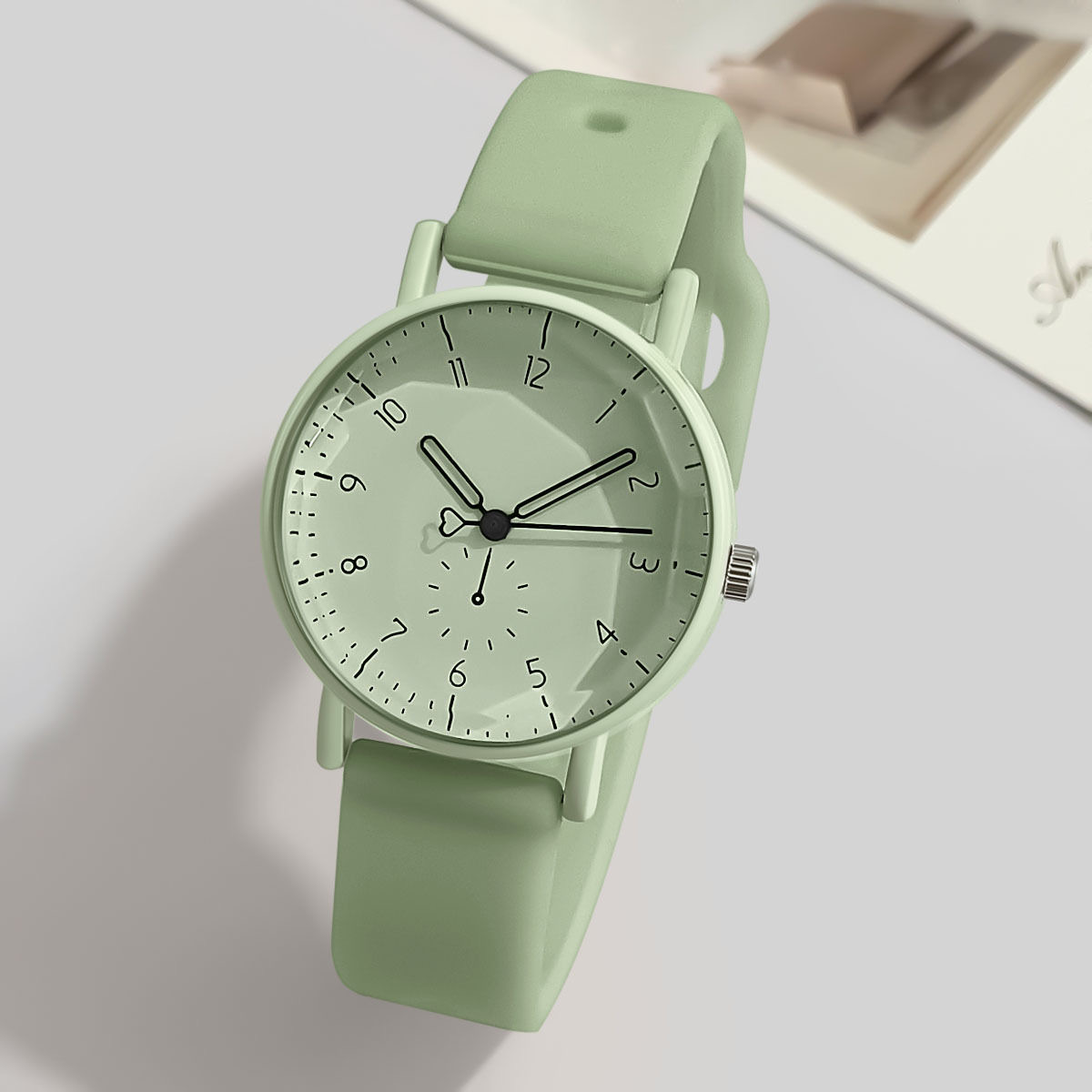 Silicone Band Women - Moda Arapça Kadran Kadın Kuvars İzle