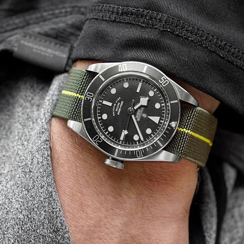 Nato Strap Nylon - Seiko Tudor Biwan için naylon yumuşak