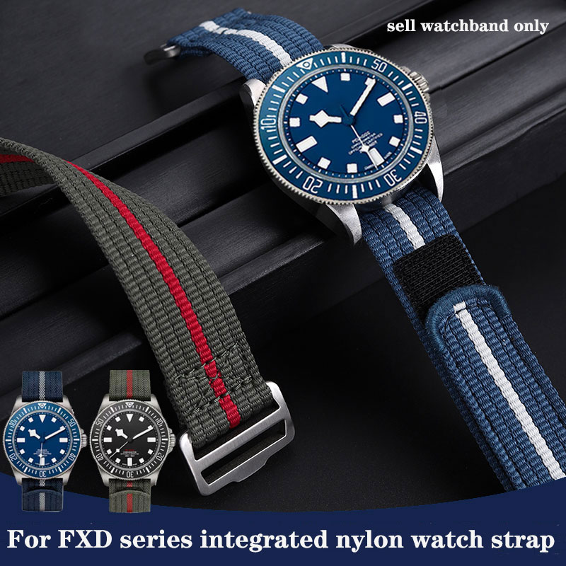 Nato Strap Nylon - TUDOR yaka gizli hidden için 22mm