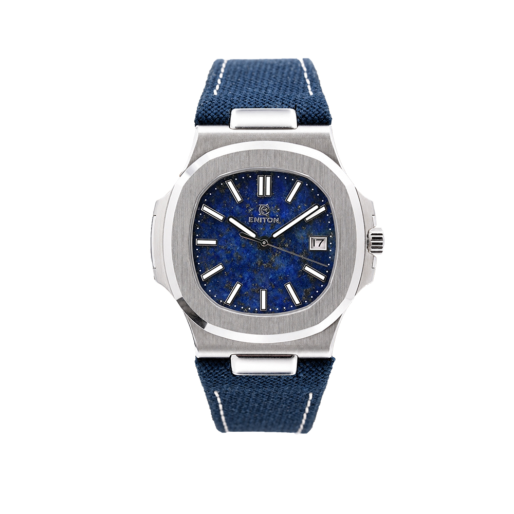 Canvas Strap Watch - ENITON 38mm Taş Kadranlı Kompozit Örgü