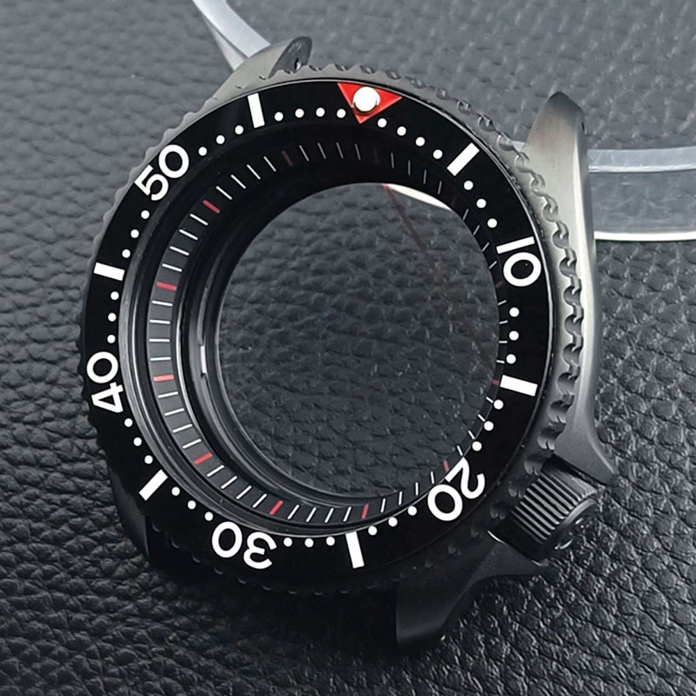 Seiko Watch 5 Sports - Kasa 42mm erkek saatleri Çelik Siyah
