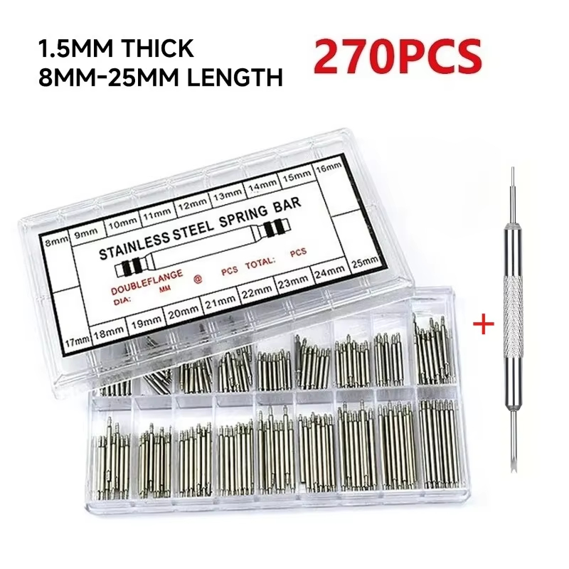 270 adet Paslanmaz Çelik Yaylı - Spring Bar Tool Set incelemesi ve fiyatı