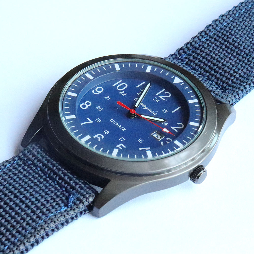 Lüks Erkek Kuvars Saat Spor Gü - Canvas Strap Watch incelemesi ve fiyatı