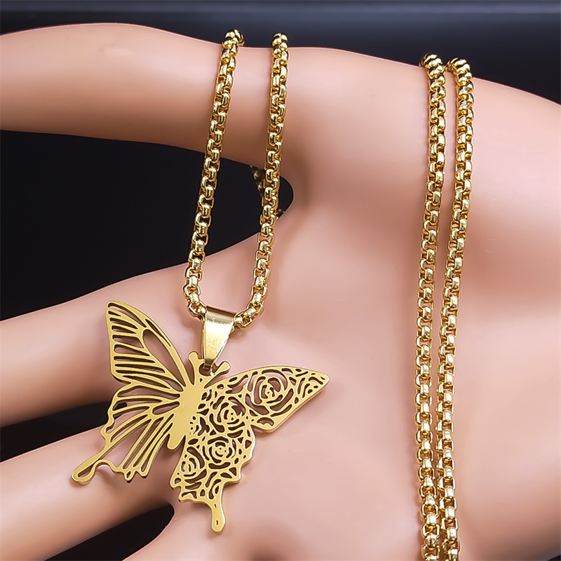 Estetik Kelebek Gül Çiçek Koly - Butterfly Clasp Deployant incelemesi ve fiyatı
