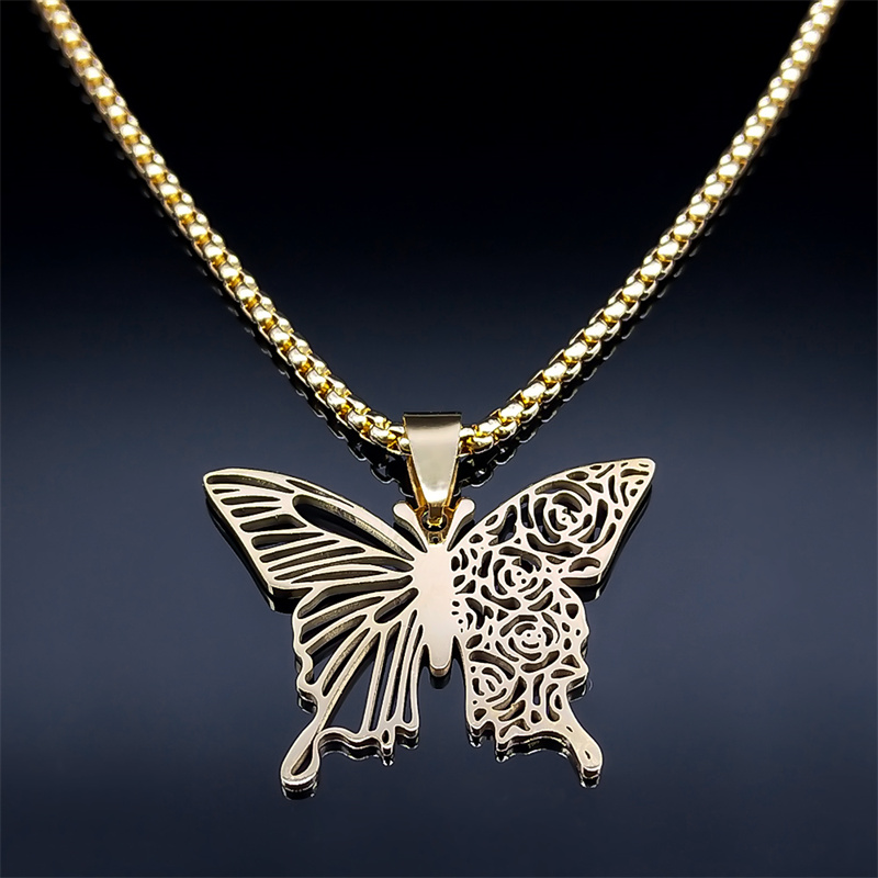 Estetik Kelebek Gül Çiçek Koly - Butterfly Clasp Deployant incelemesi ve fiyatı