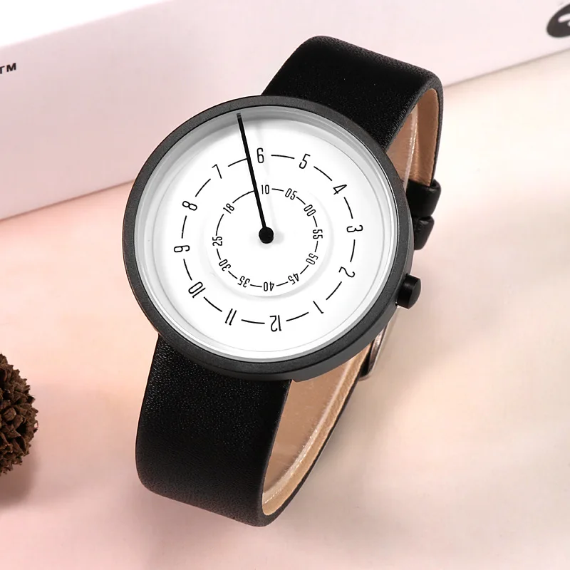 2020 yaratıcı saatler moda bas - Leather Watch Band Men incelemesi ve fiyatı