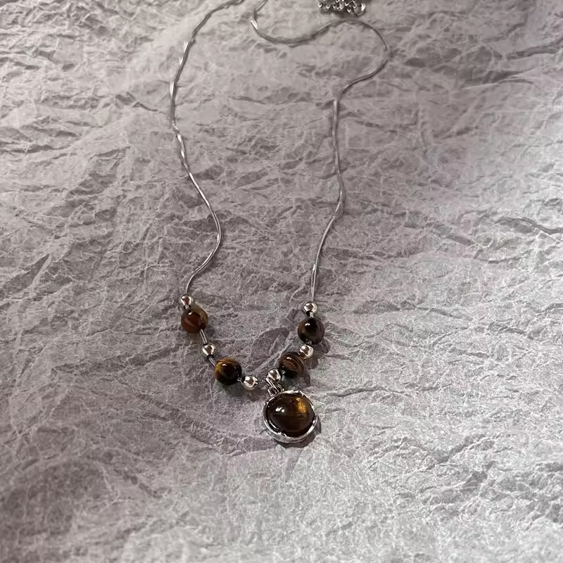 Boho Doğal Kaplan Gözü Taşlı B - Butterfly Clasp Deployant incelemesi ve fiyatı