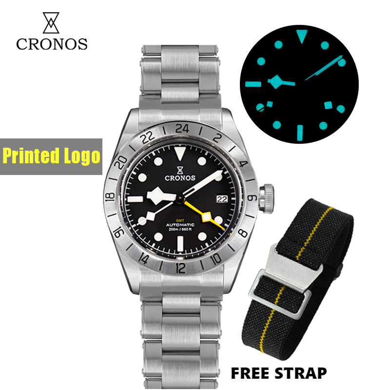Cronos Vintage GMT 39mm NH34 o - Tropic Strap Vintage incelemesi ve fiyatı