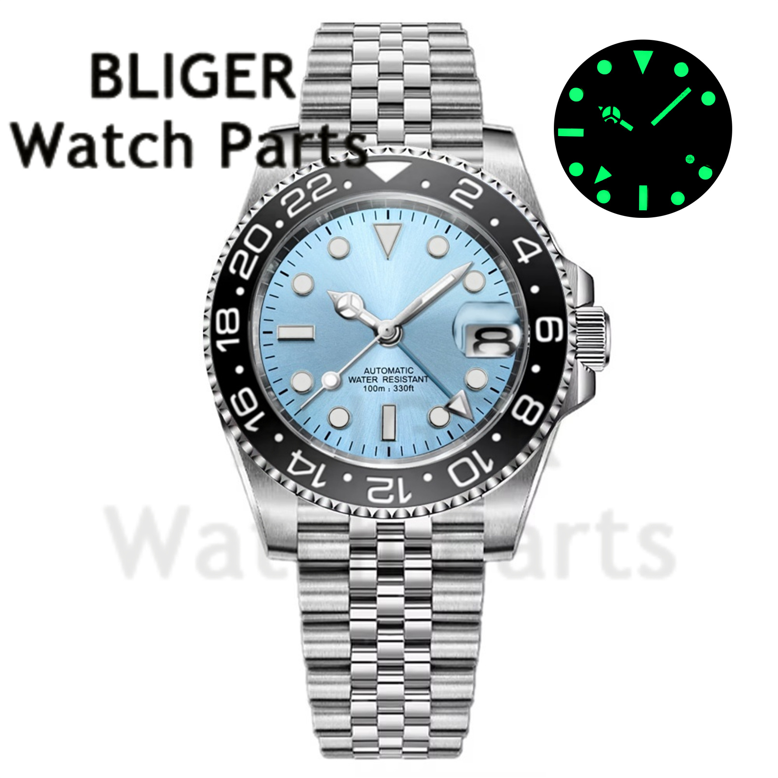 Özel Tasarım GMT 40mm Erkek NH - Stainless Bracelet Diver incelemesi ve fiyatı
