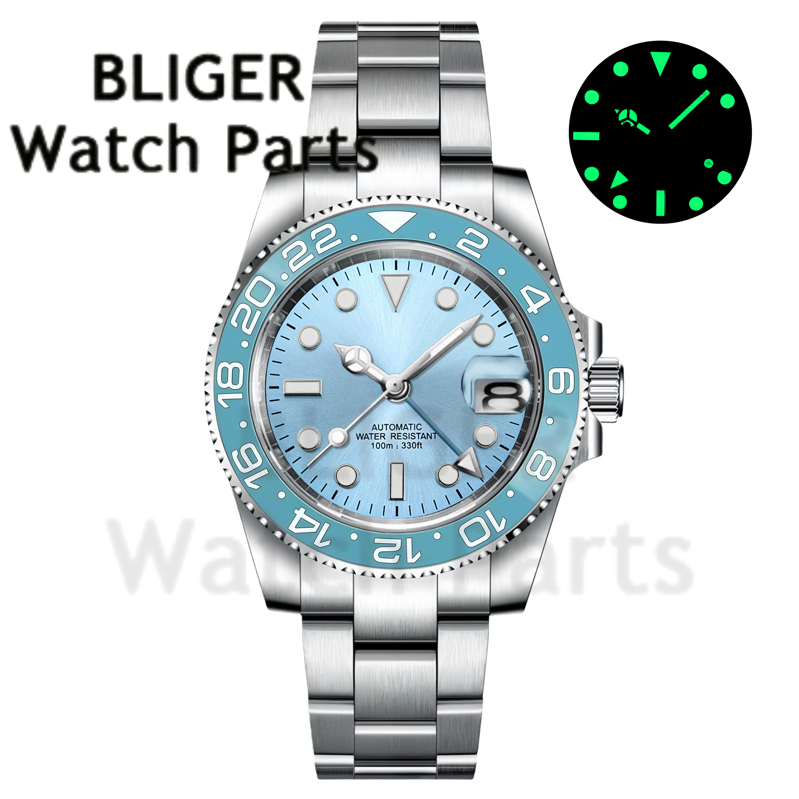 Özel Tasarım GMT 40mm Erkek NH - Stainless Bracelet Diver incelemesi ve fiyatı