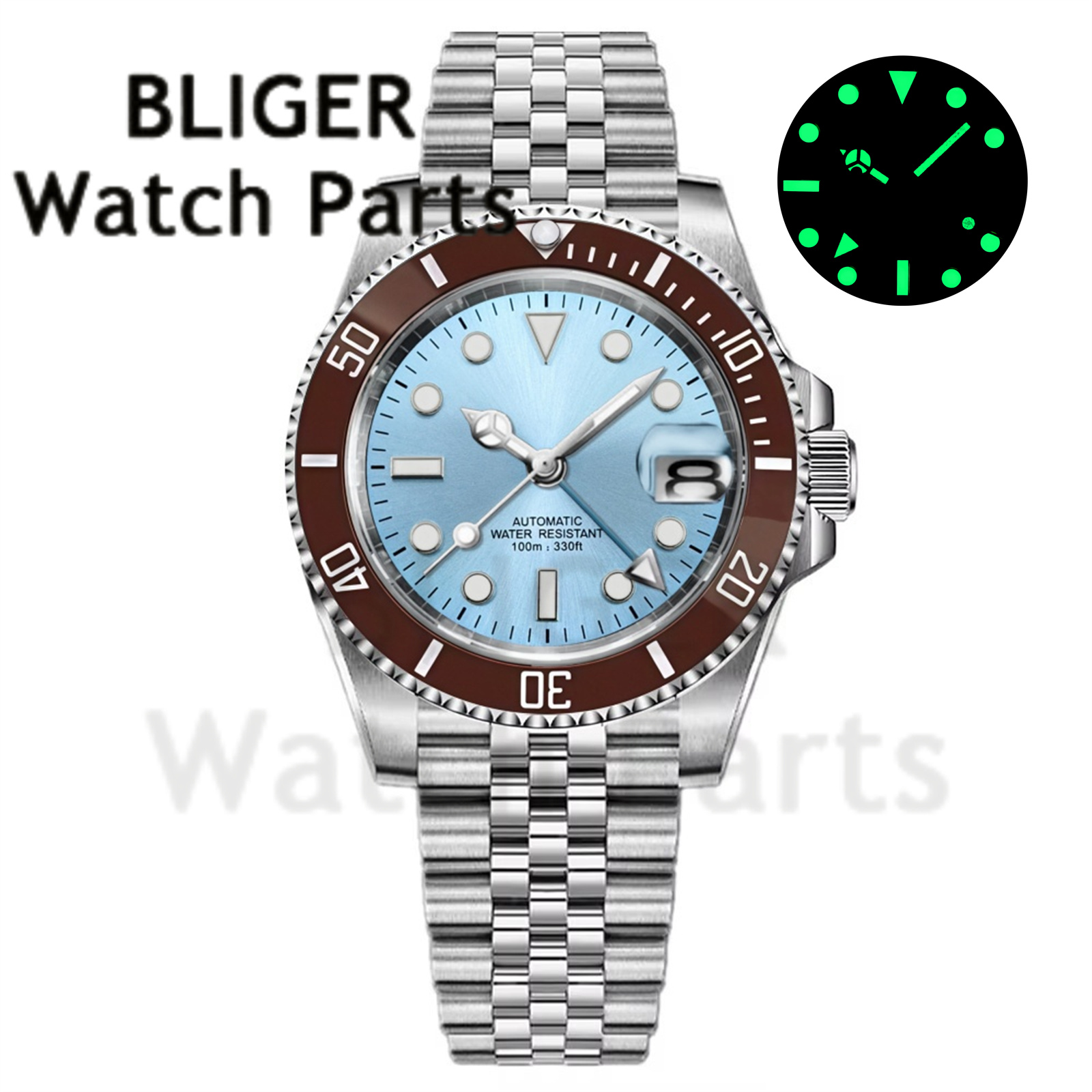 Özel Tasarım GMT 40mm Erkek NH - Stainless Bracelet Diver incelemesi ve fiyatı